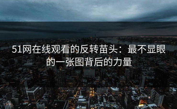 51网在线观看的反转苗头：最不显眼的一张图背后的力量